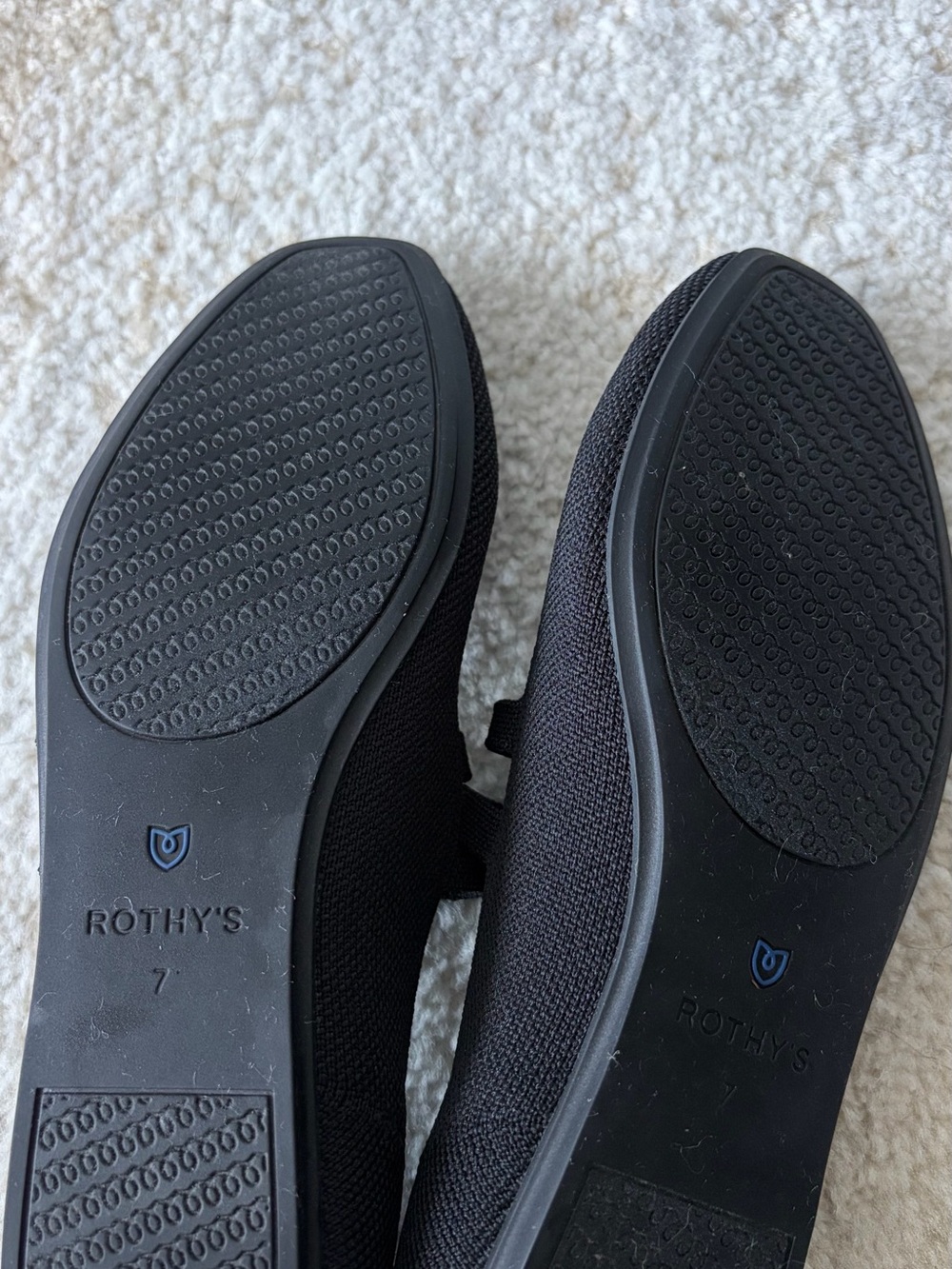 Black Mary Jane Rothy’s Flats with Double Buckle - Picture 4 of 4